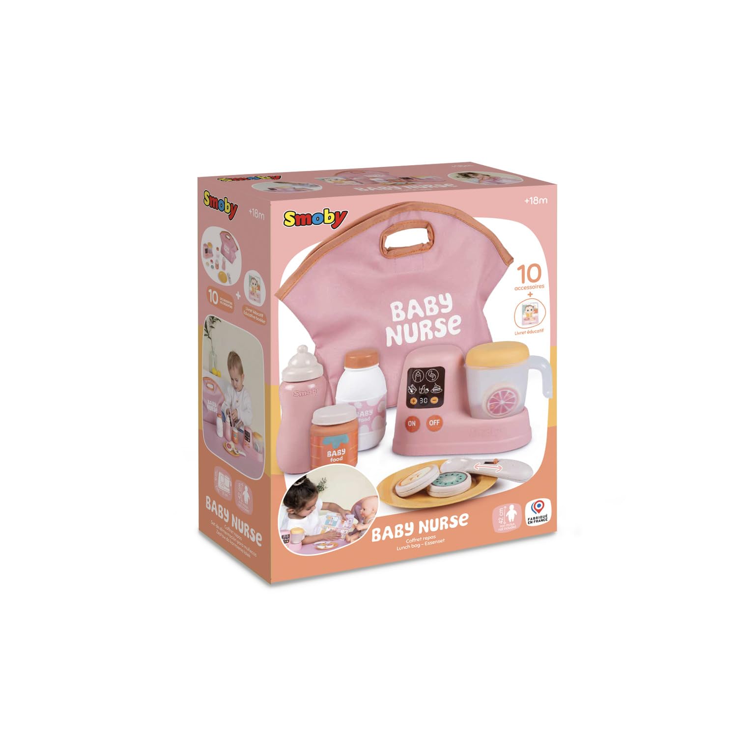 smoby-baby-nurse-lunch-set-puppenzubeh-r-mit-mixer-ab-18-monaten image 7