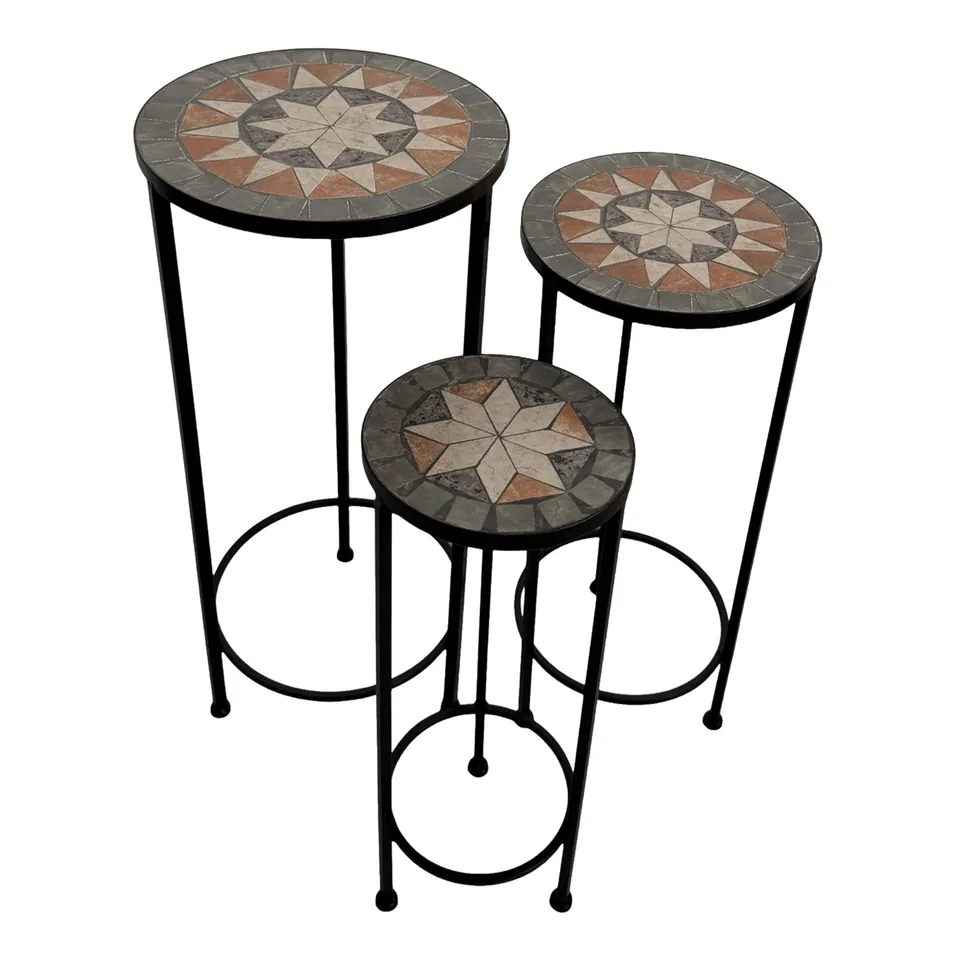 axi-lola-pflanztisch-metall-mosaik-set-3-teilig-rund image 1
