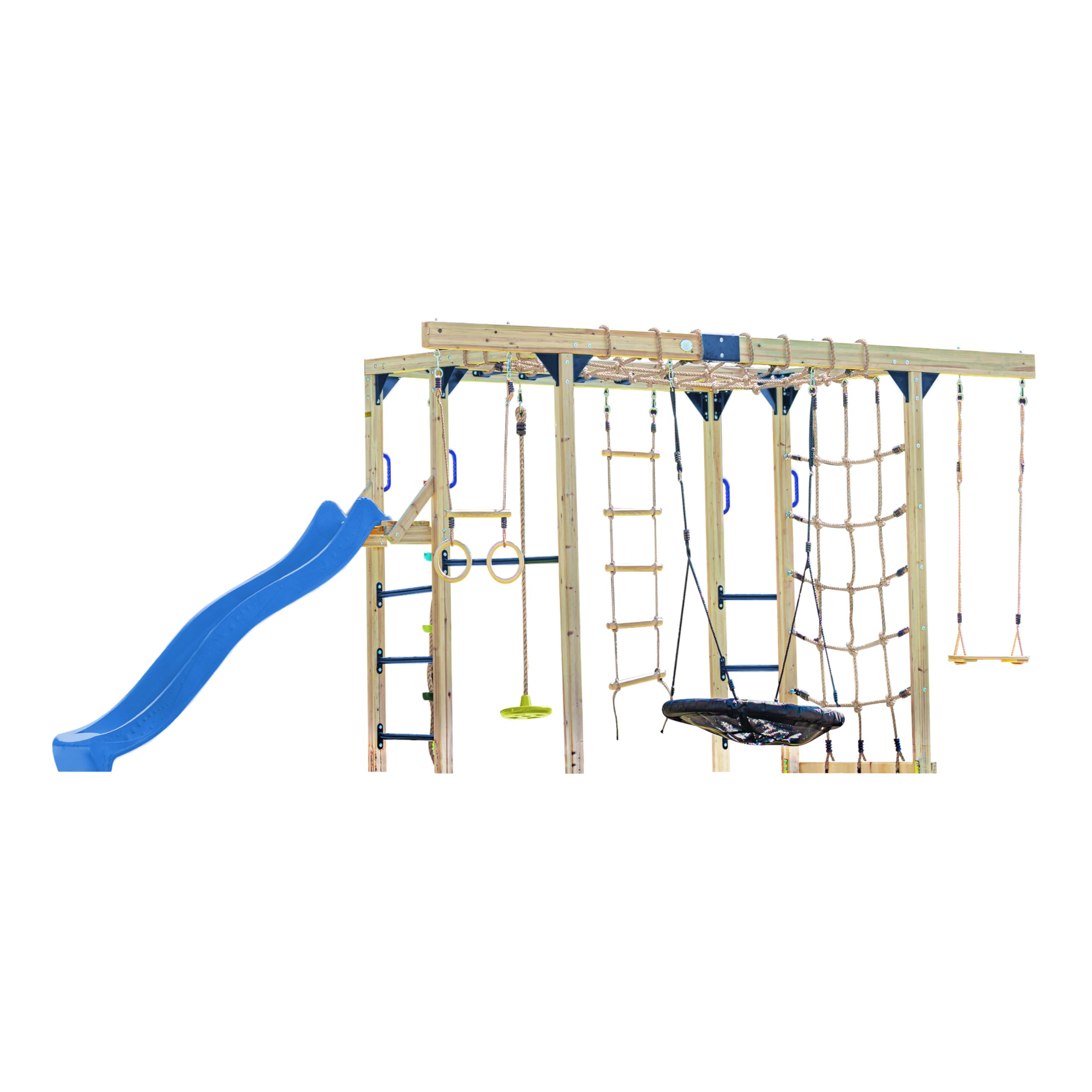 axi-boris-kletterger-st-holz-blau-mit-rutsche-220-cm image 1