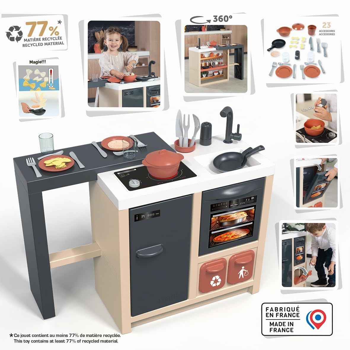 smoby-tefal-k-cheninsel-spielk-che-23-teile-ab-3-jahren image 2