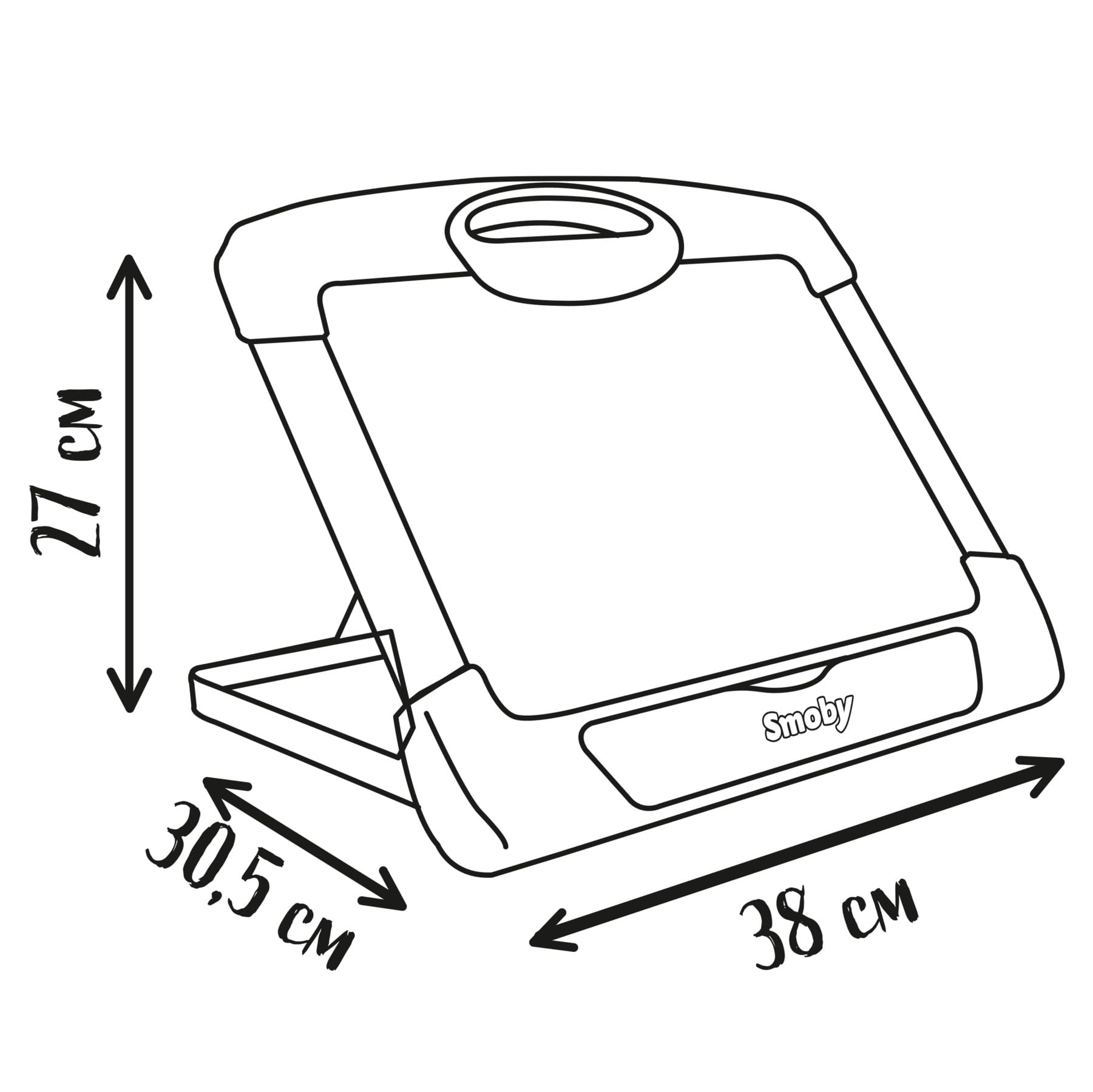 smoby-life-tisch-maltafel-magnetisch-staufach-ab-3-jahren image 4