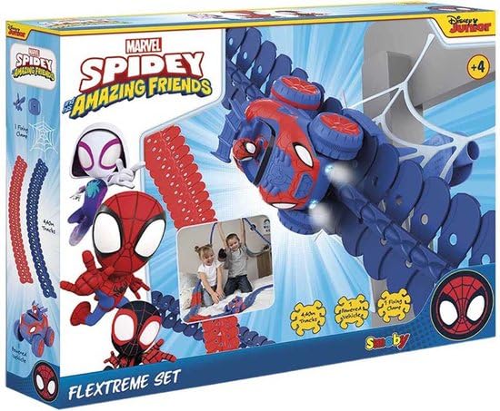 smoby-flextreme-spidey-rennbahn-set-flexible-rennbahn-4-4-m image 7