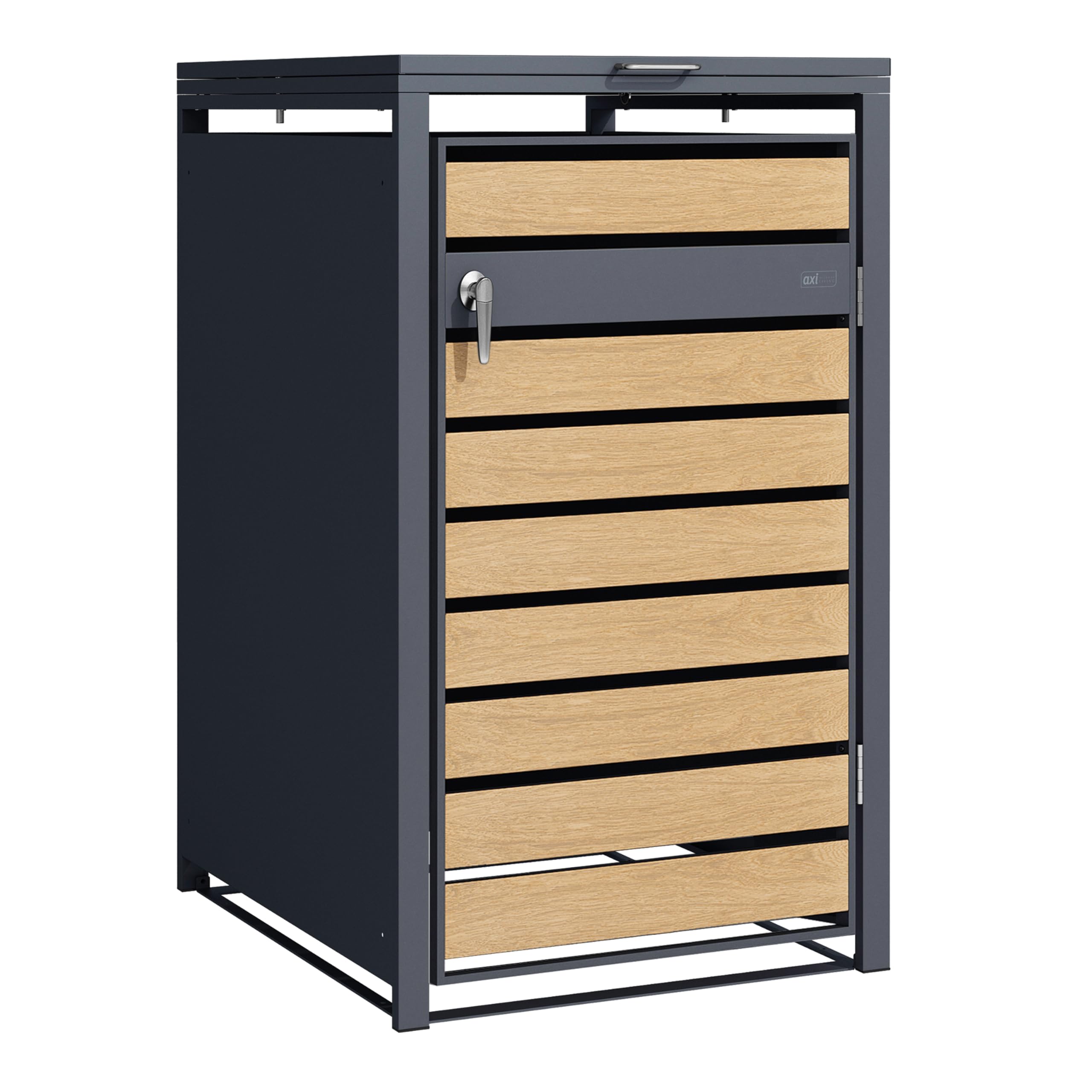 axi-lucas-m-lltonnenbox-metall-1-tonne-68-cm-holzoptik image 1
