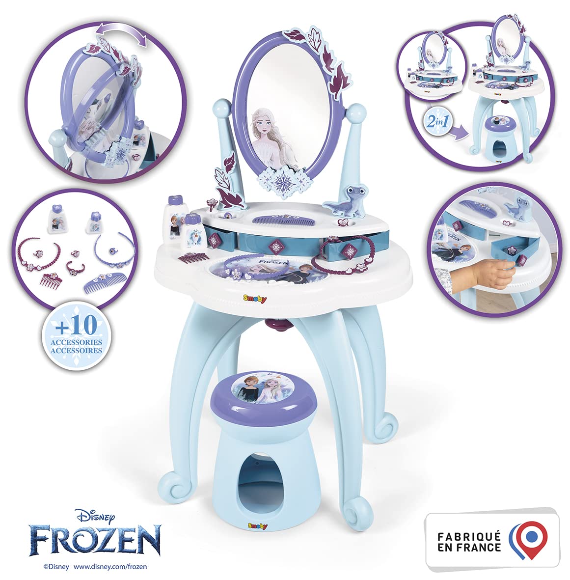 smoby-disney-frozen-frisiersalon-schminktisch-mit-spiegel-ab-3-j image 6