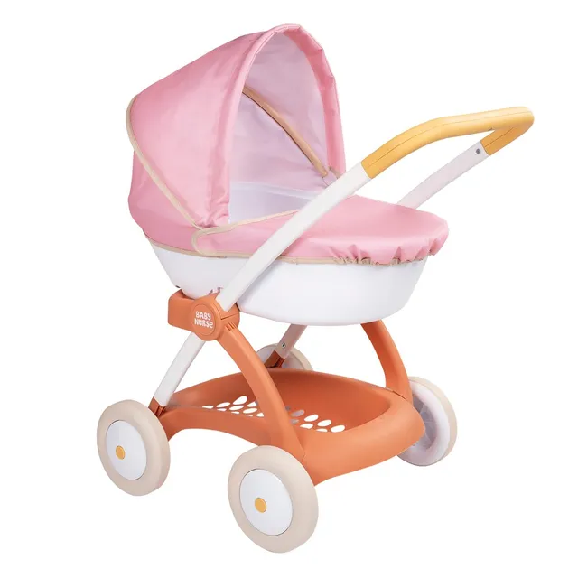 smoby-baby-nurse-puppenwagen-f-r-42-cm-puppen-mit-metallrahmen image 1