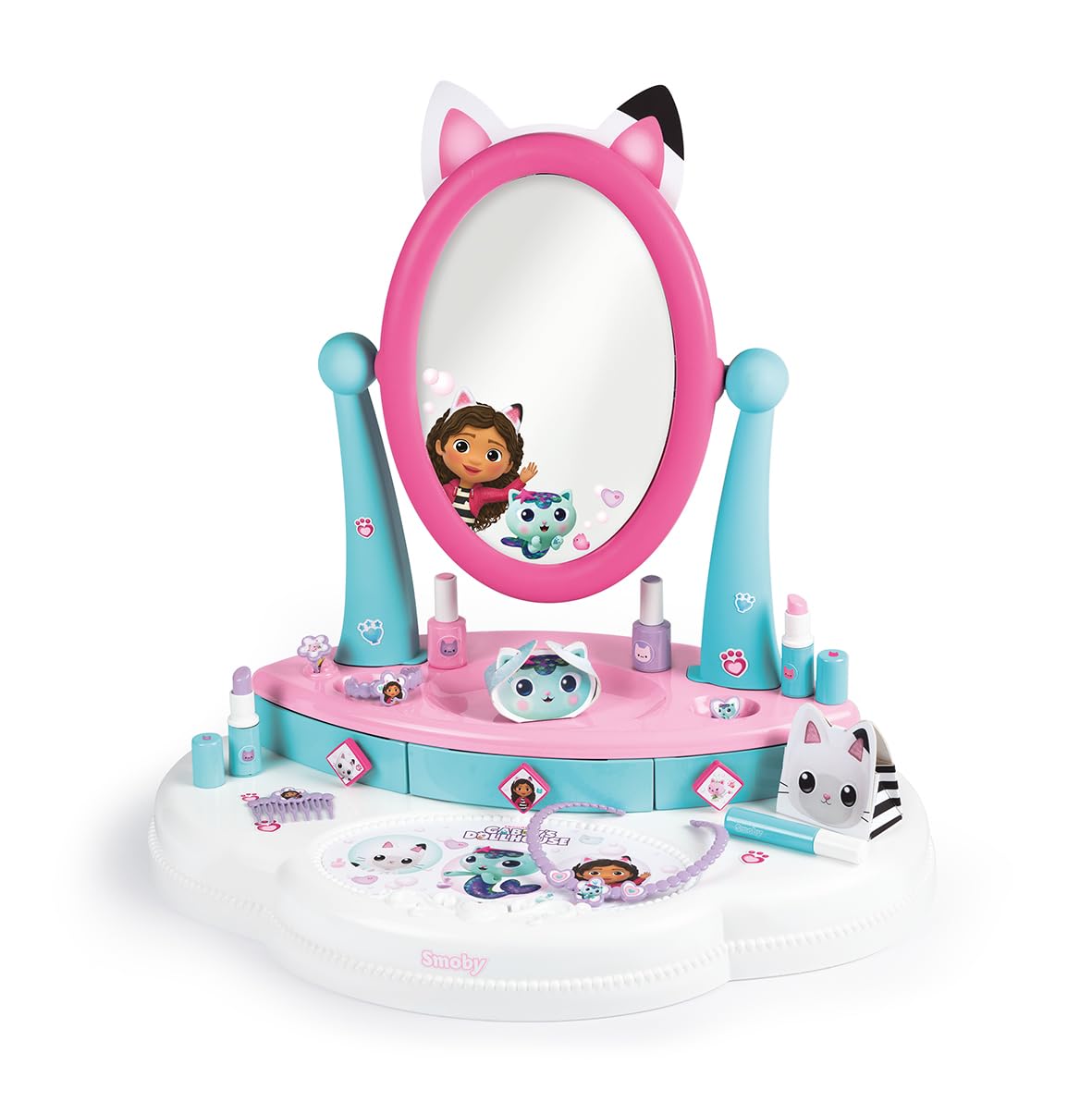 smoby-gabby-s-dollhouse-frisiertisch-schminktisch-mit-zubeh-r image 1