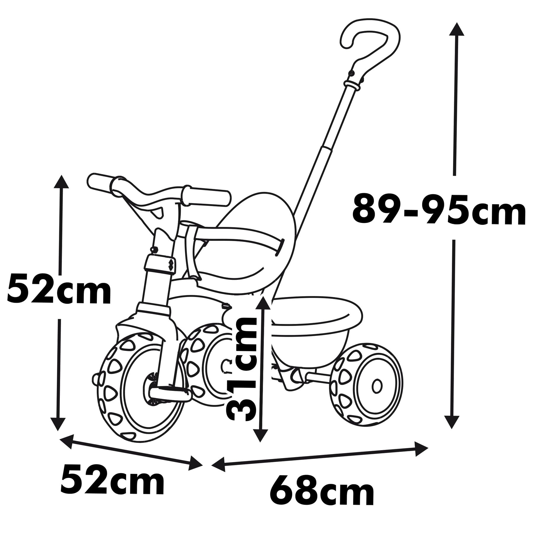 smoby-life-be-move-dreirad-beige-metall-ab-15-monaten image 3
