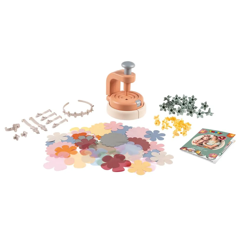 smoby-crea-schmuck-bastelset-mit-blumenpresse-ab-3-jahren image 1