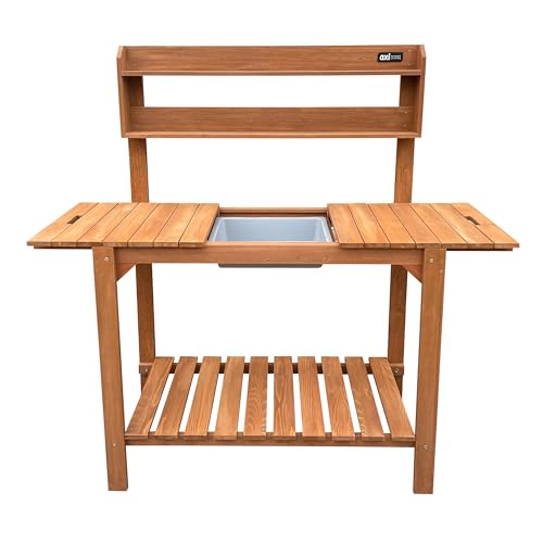 axi-classic-pflanztisch-holz-braun-100-cm-mit-wanne image 8