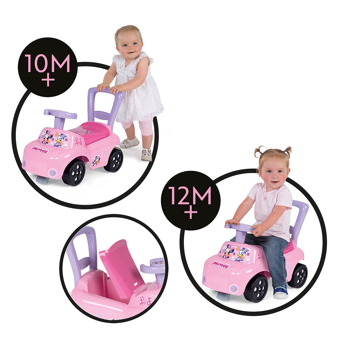 smoby-disney-minnie-mouse-rutschauto-mit-staufach-ab-10-monaten image 2
