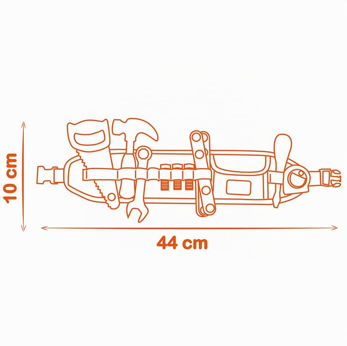 smoby-black-decker-werkzeugg-rtel-14-teilig-verstellbar image 5