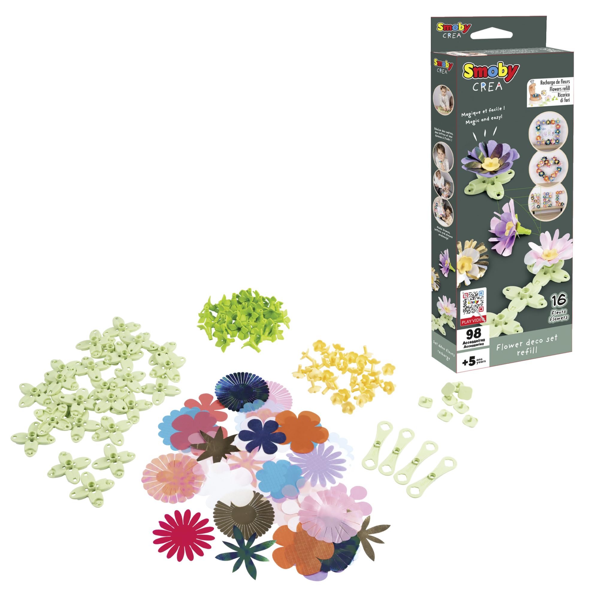 smoby-life-crea-flower-deko-nachf-llset-bastelset-98-teilig-ab-5-jahren image 1