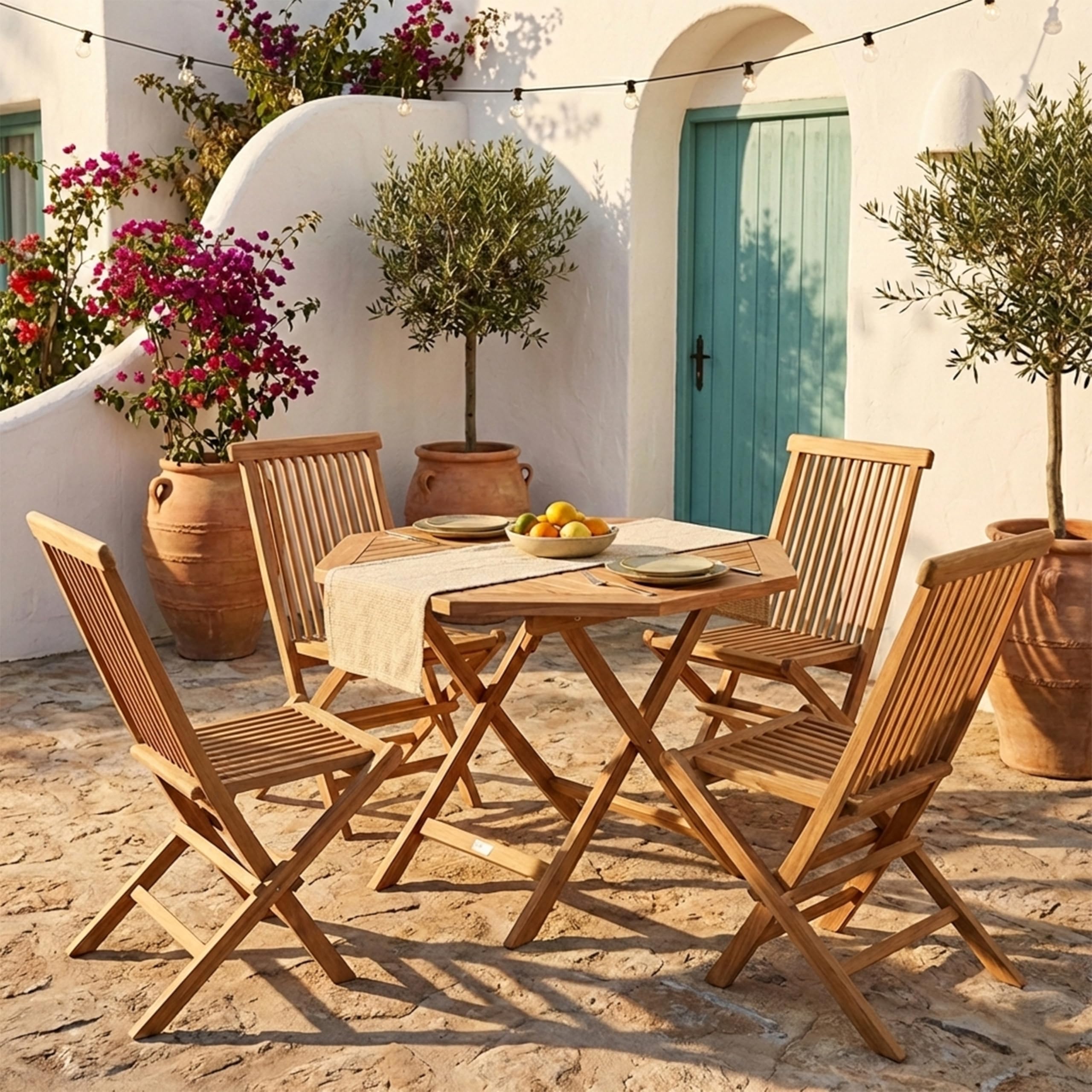 axi-sana-mina-gartenset-teakholz-5-teilig-klappbar-4-personen image 4