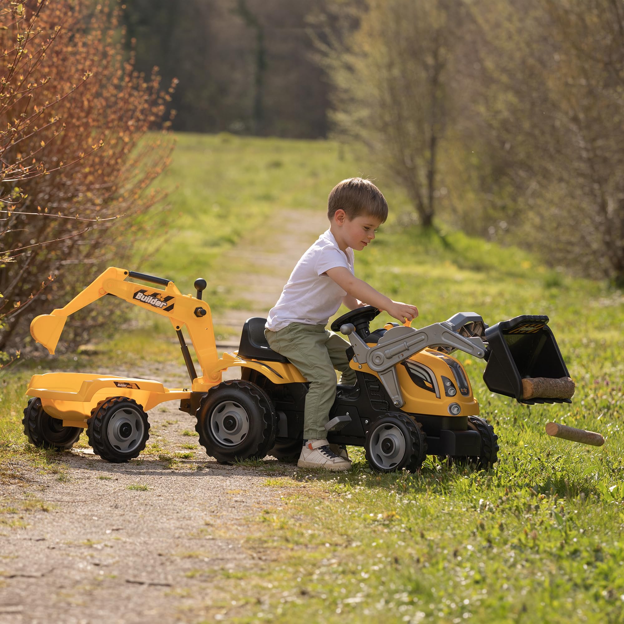 smoby-claas-traktor-builder-max-anh-nger-schaufel image 4