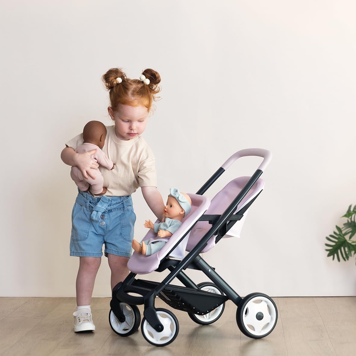 smoby-maxi-cosi-zwillings-puppenwagen-f-r-2-puppen-bis-42-cm image 5