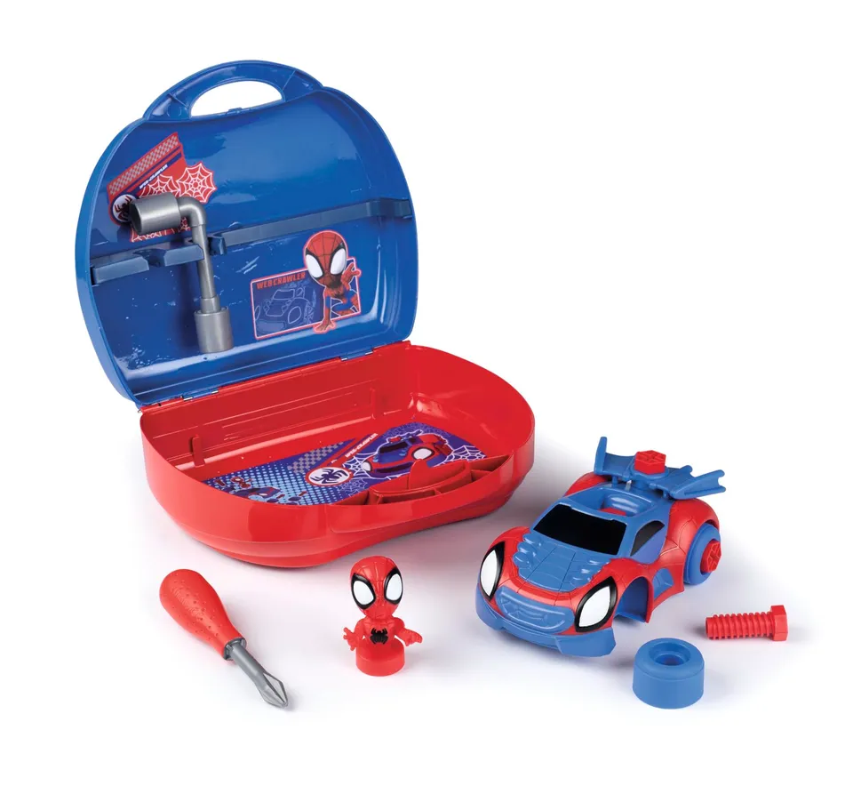 smoby-spidey-werkzeugkoffer-disney-spidey-spielzeugkoffer image 1