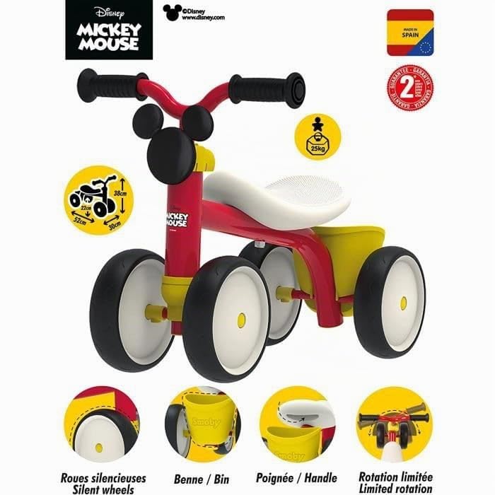 smoby-mickey-mouse-rookie-rutscher-ab-1-jahr-metall image 4