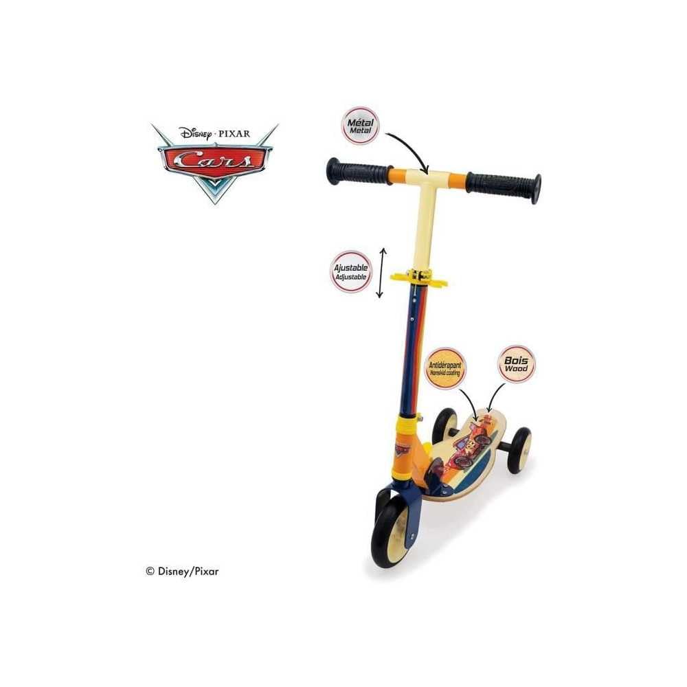 smoby-disney-cars-wooden-scooter-roller-3-r-drig-ab-3-jahren image 2