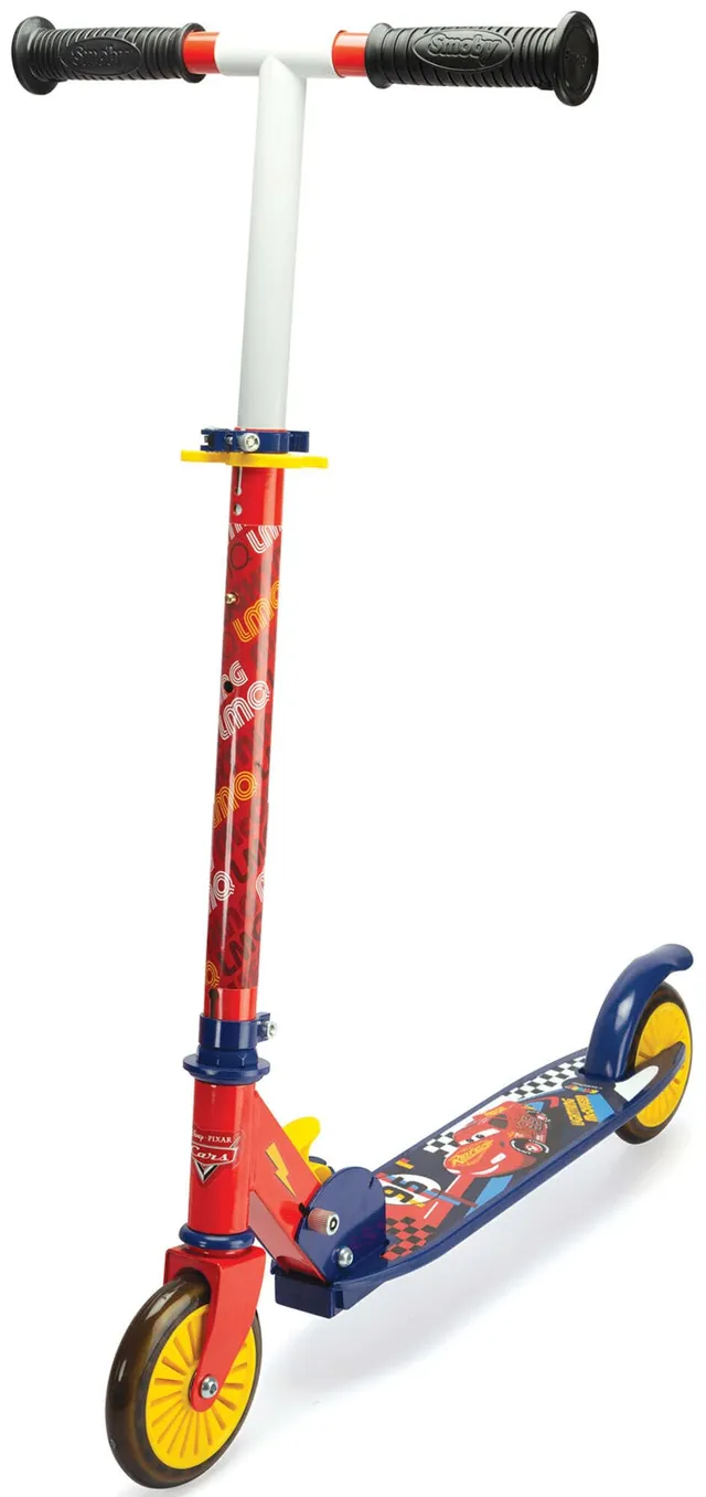 smoby-disney-cars-klapproller-scooter-2-r-drig-verstellbar image 1