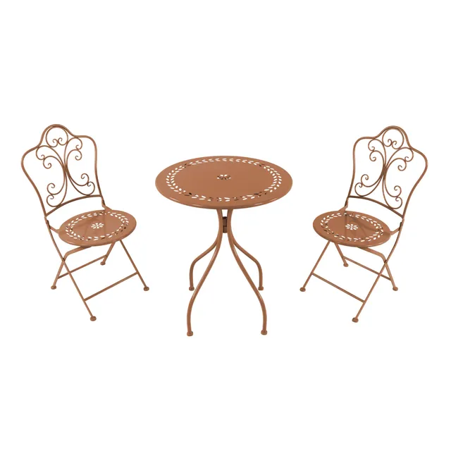 axi-marilou-bistroset-metall-terrakotta-3-teilig-mit-mosaik image 1