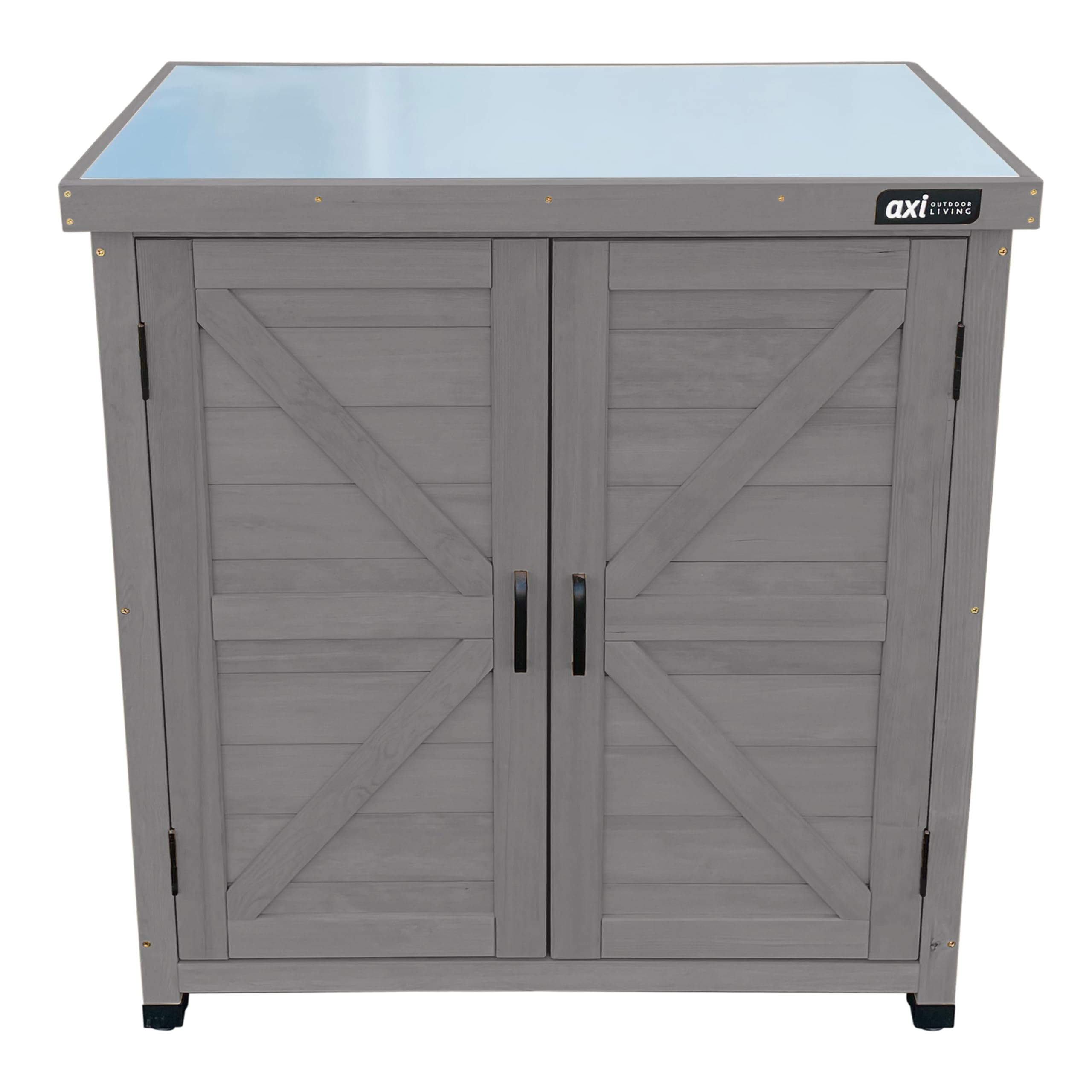 axi-felix-classic-gartenschrank-holz-warmes-grau-80x45x93-cm image 4