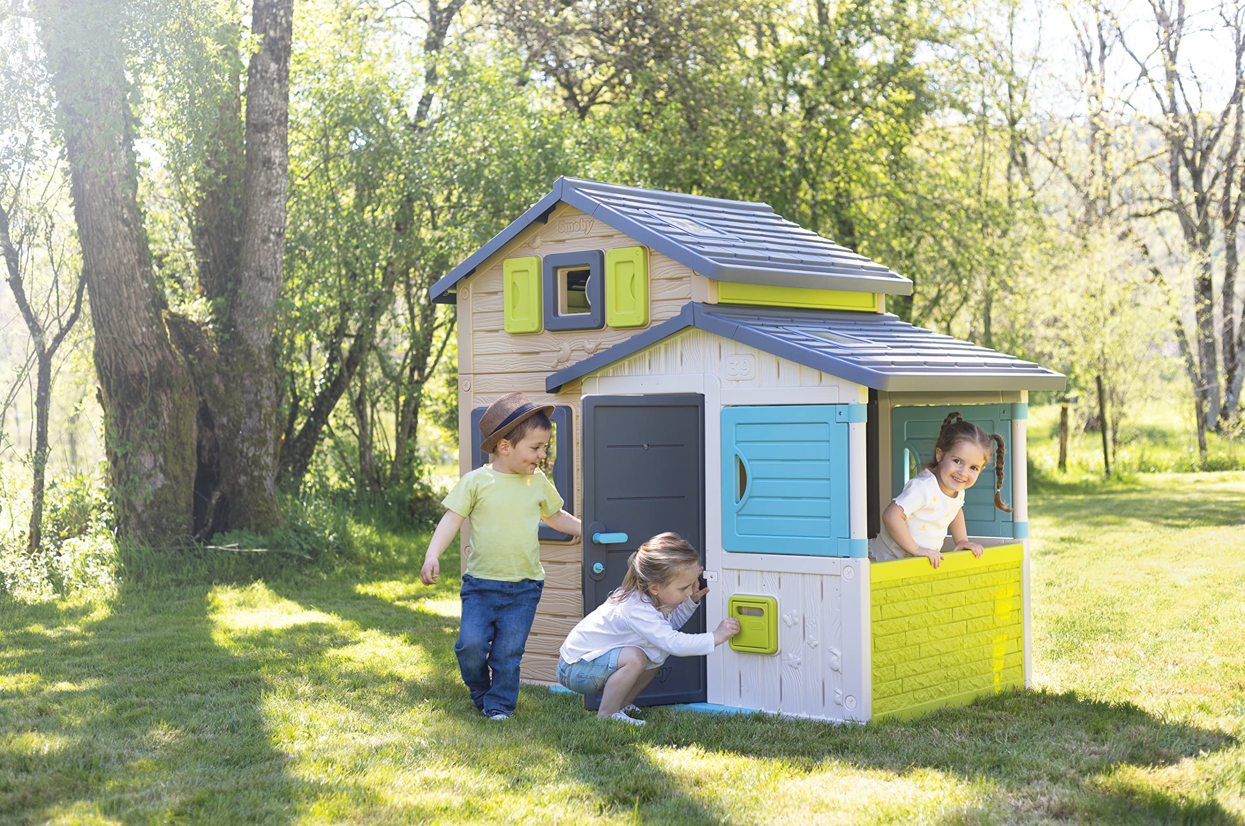 smoby-life-friends-haus-evo-gartenhaus-kunststoff-mit-briefkasten image 4