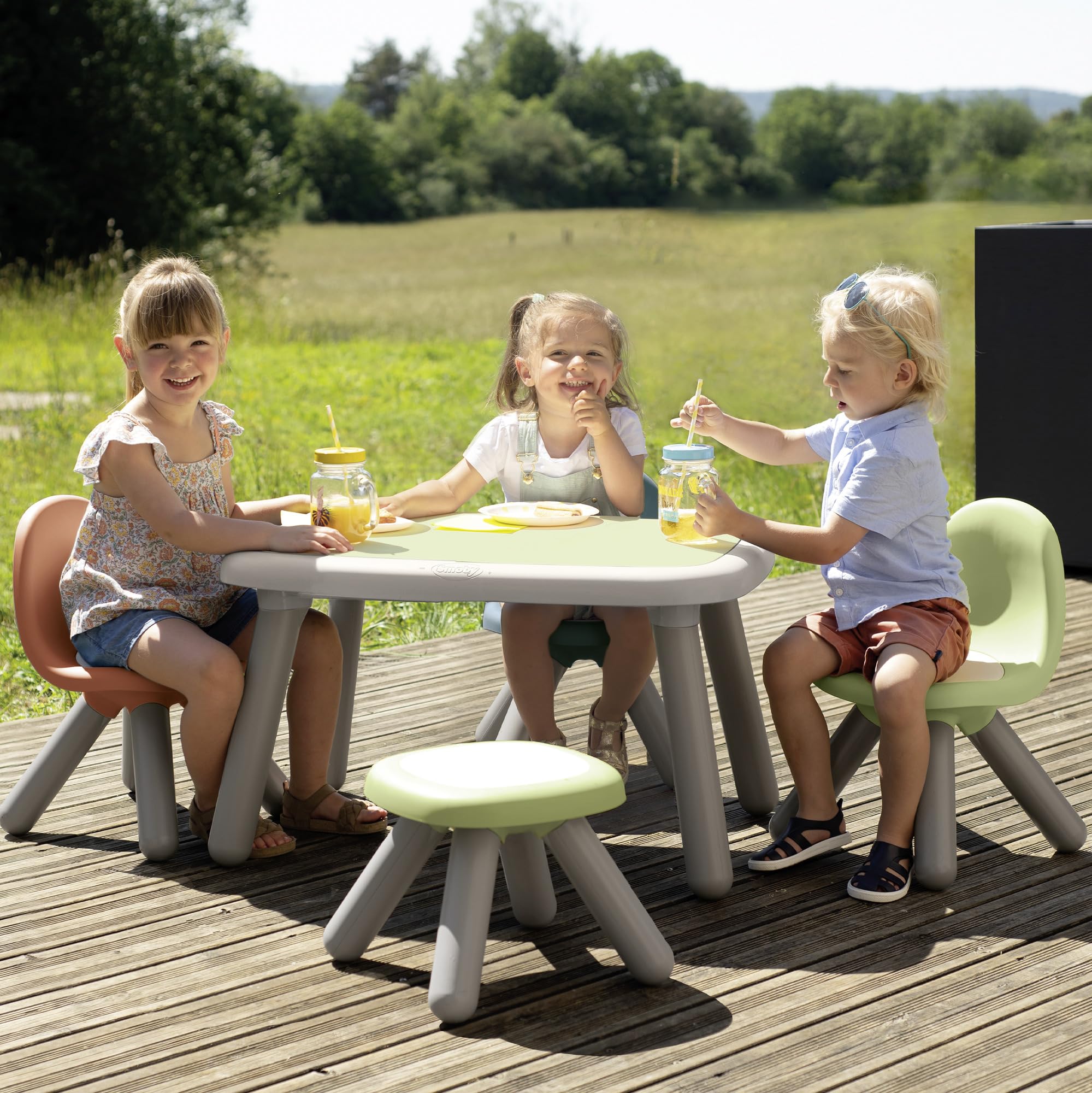smoby-life-kinderstuhl-terrakotta-recycled-kunststoff image 6