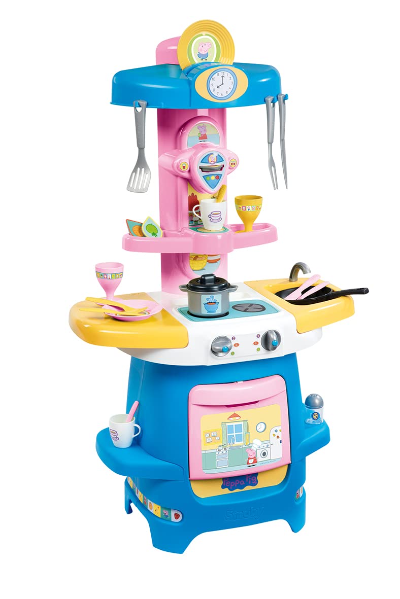smoby-peppa-wutz-cooky-k-che-spielk-che-rosa-22-tlg image 1