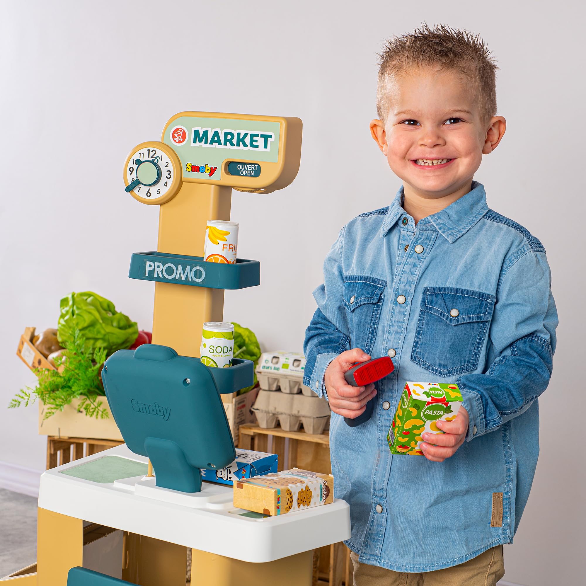 smoby-life-supermarkt-spielsupermarkt-mit-einkaufswagen image 2