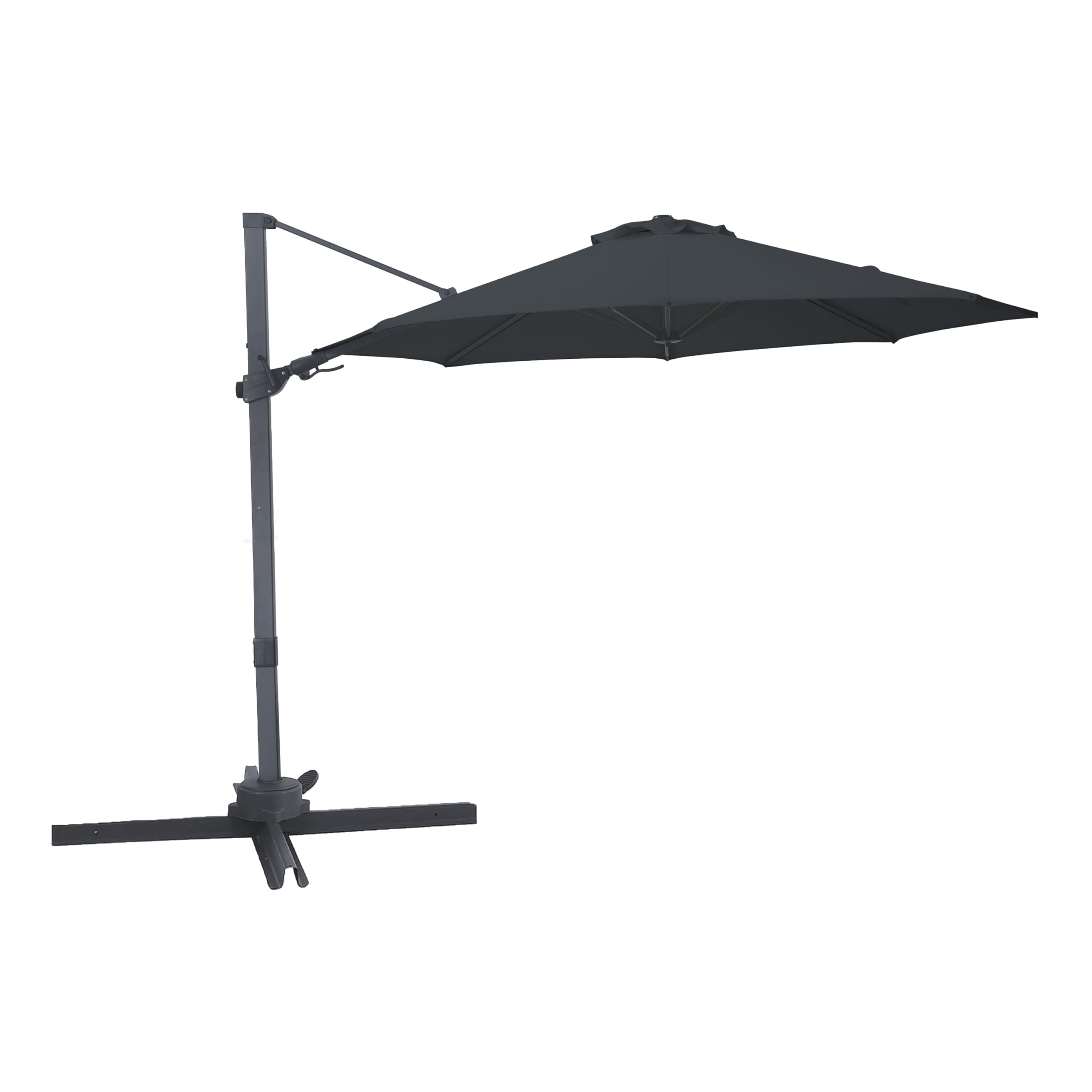 axi-classic-solis-ampelschirm-300-cm-holzoptik-grau image 8