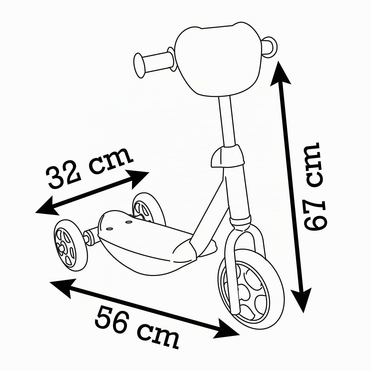 smoby-disney-lilo-stitch-3-rad-scooter-roller-ab-3-jahren image 3