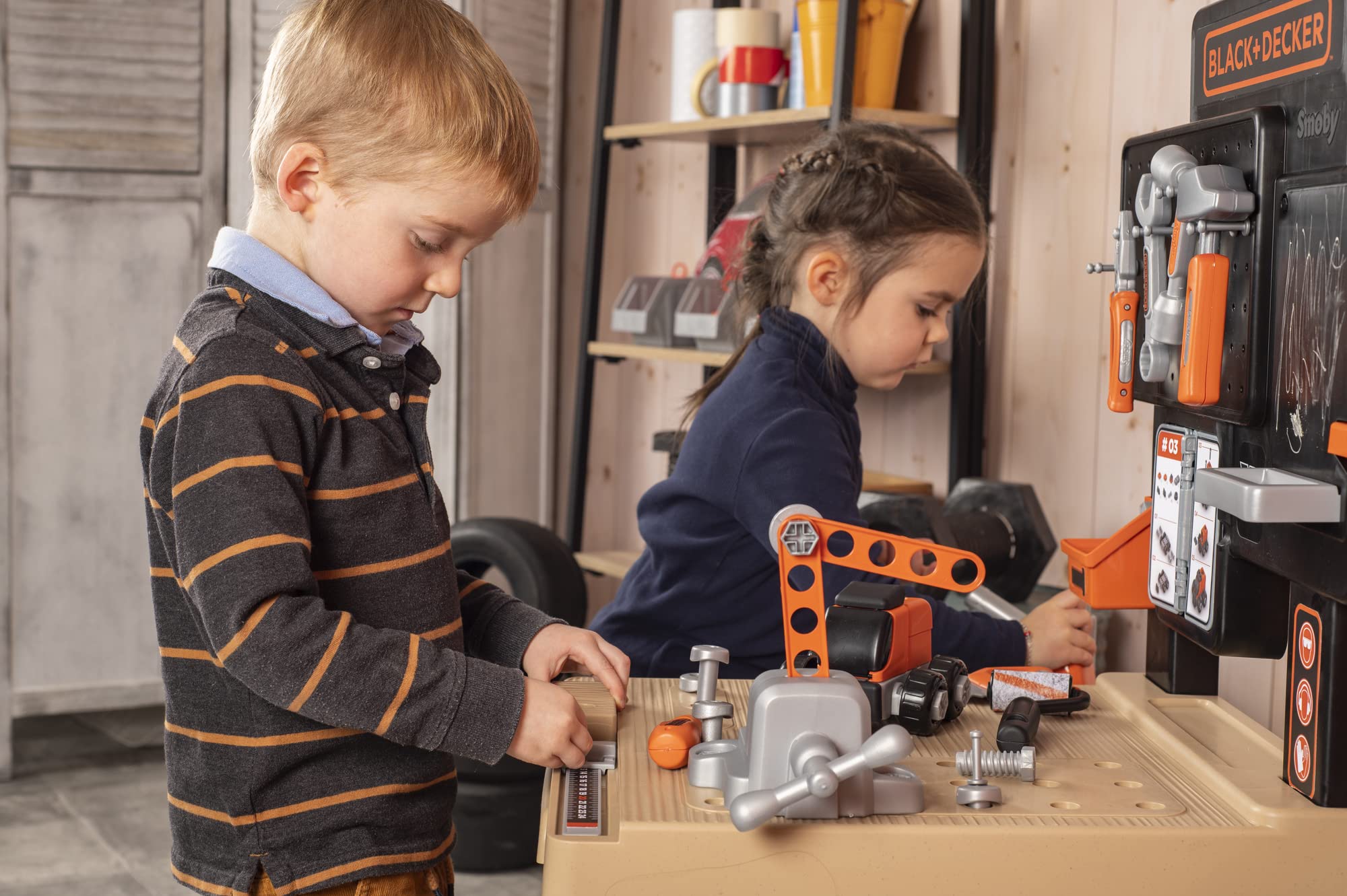 smoby-black-decker-mega-werkbank-spielwerkbank-100-teile-ab-3-j image 8