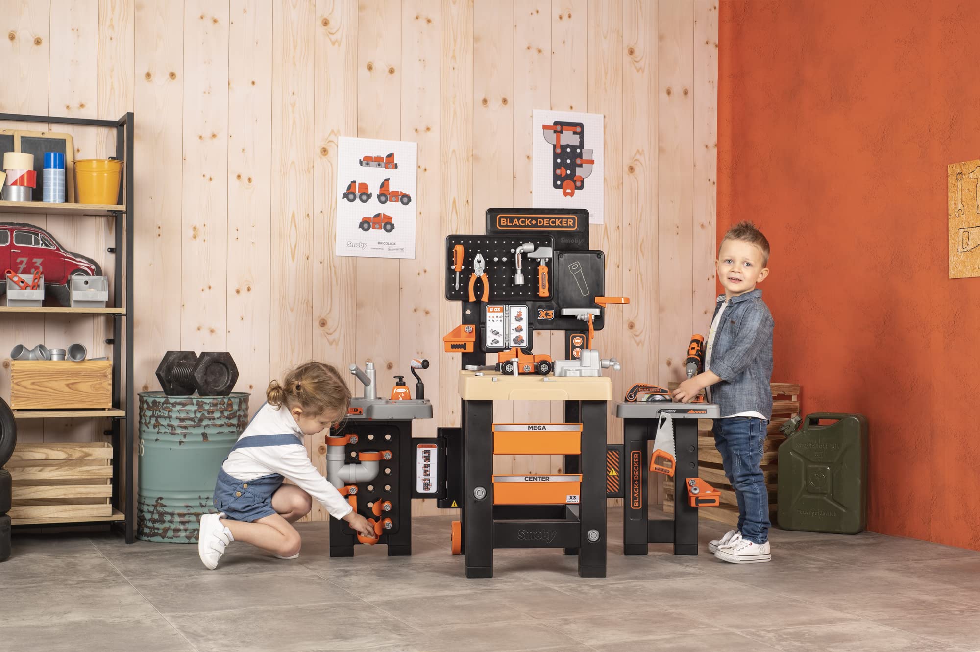 smoby-black-decker-mega-werkbank-spielwerkbank-100-teile-ab-3-j image 5