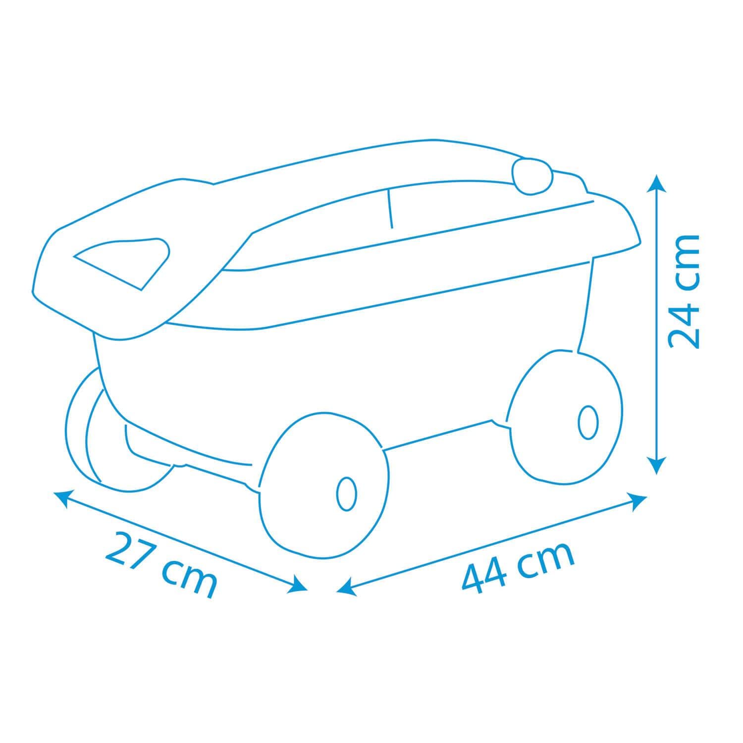 smoby-mickey-mouse-strandwagen-sandset-eimer-schaufel image 4