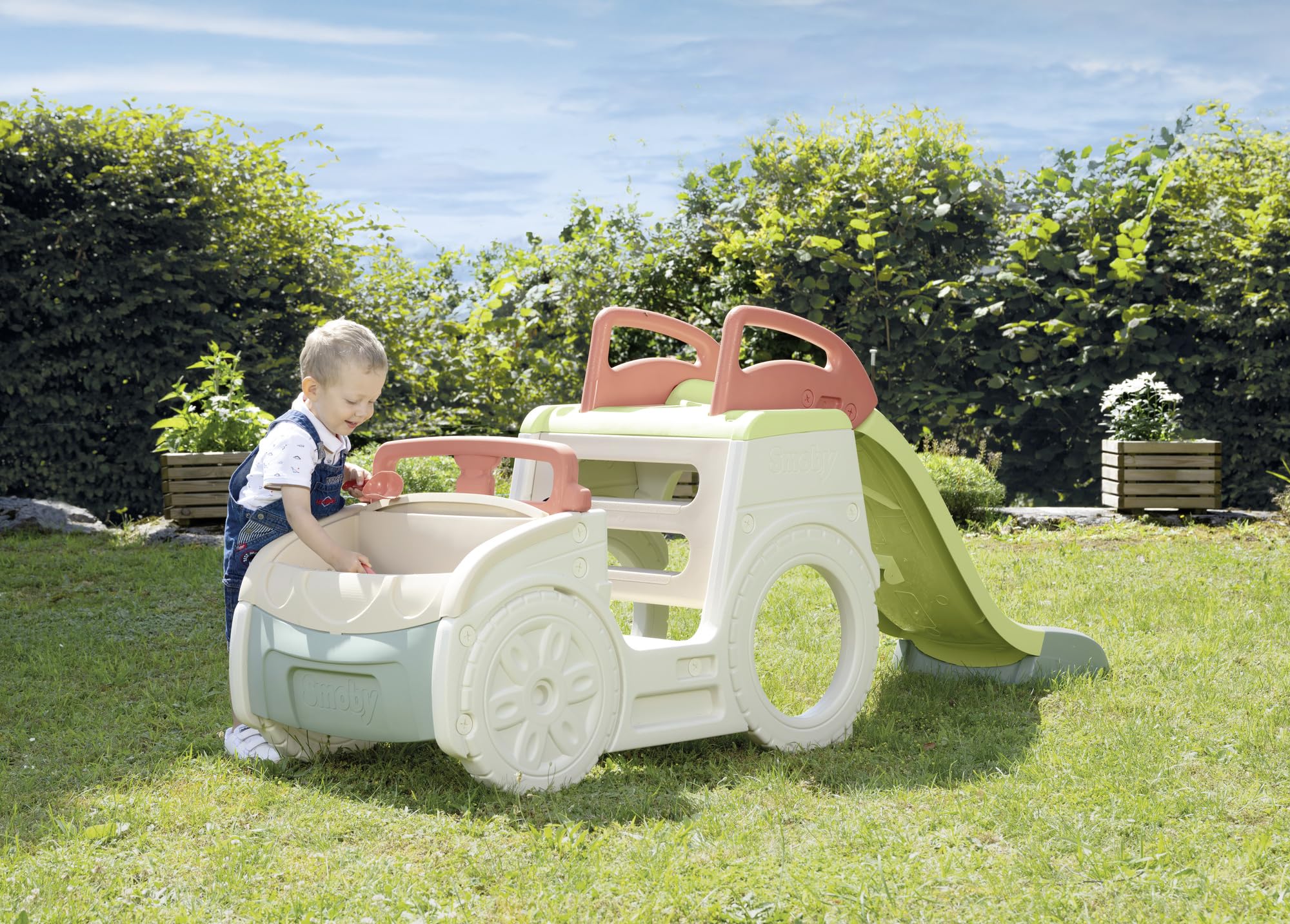 smoby-life-adventure-car-spielauto-rutsche-sandkasten-recycelt image 5