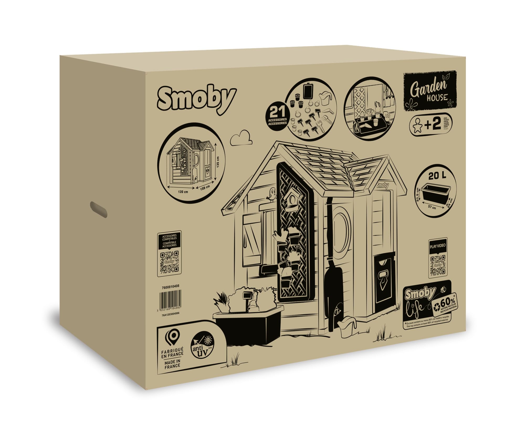 smoby-life-garden-house-spielhaus-recycelt-mit-gartenzubeh-r image 2
