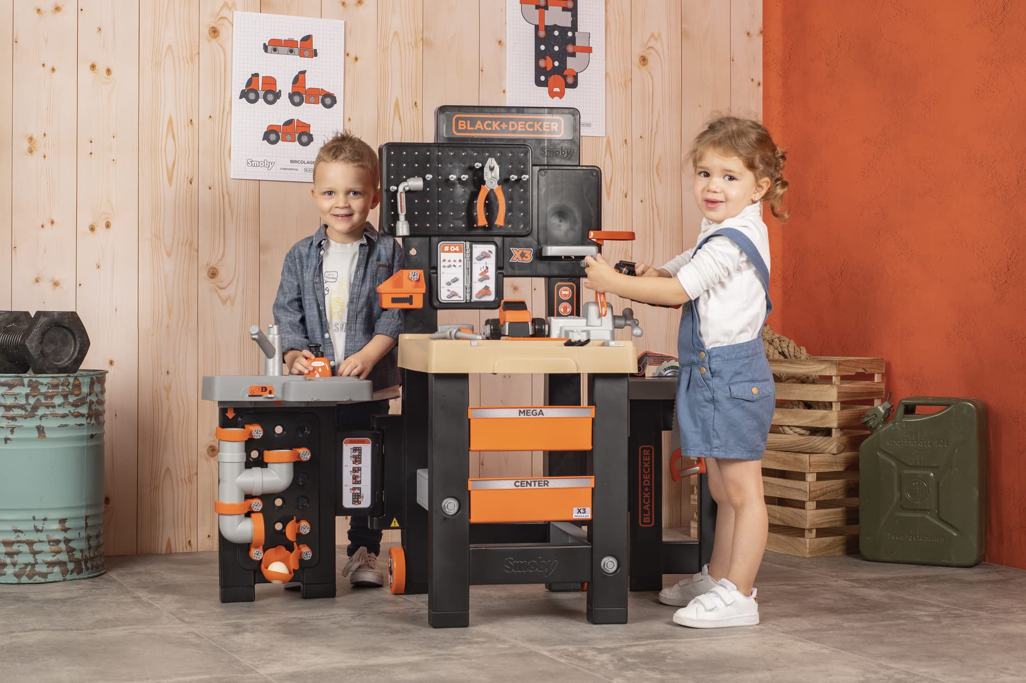 smoby-black-decker-mega-werkbank-spielwerkbank-100-teile-ab-3-j image 4