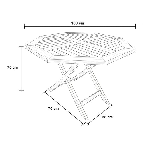 axi-sana-gartentisch-teak-klappbar-oktogonal-4-personen image 7