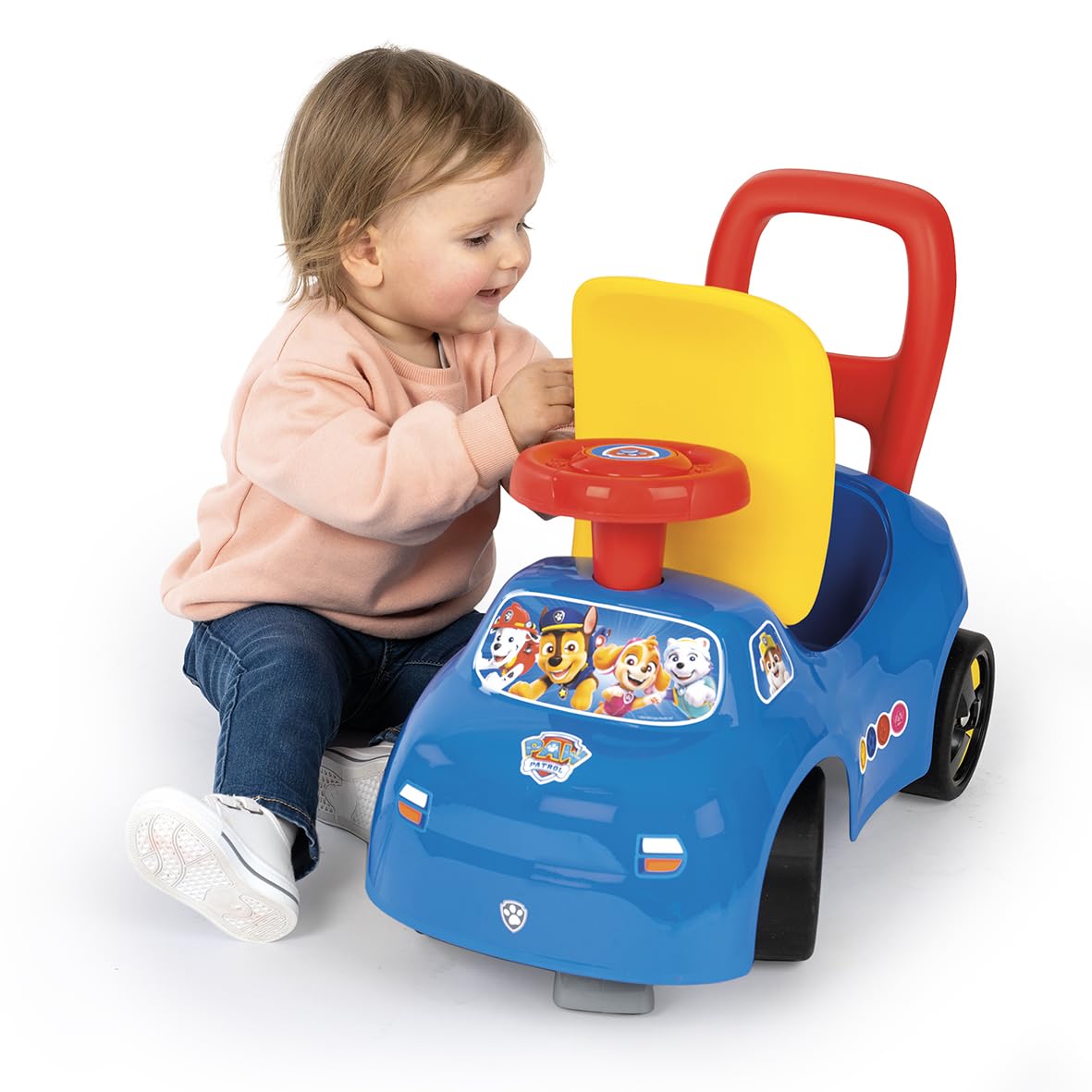 smoby-paw-patrol-rutscher-rutschauto-mit-hupenlenkrad image 3