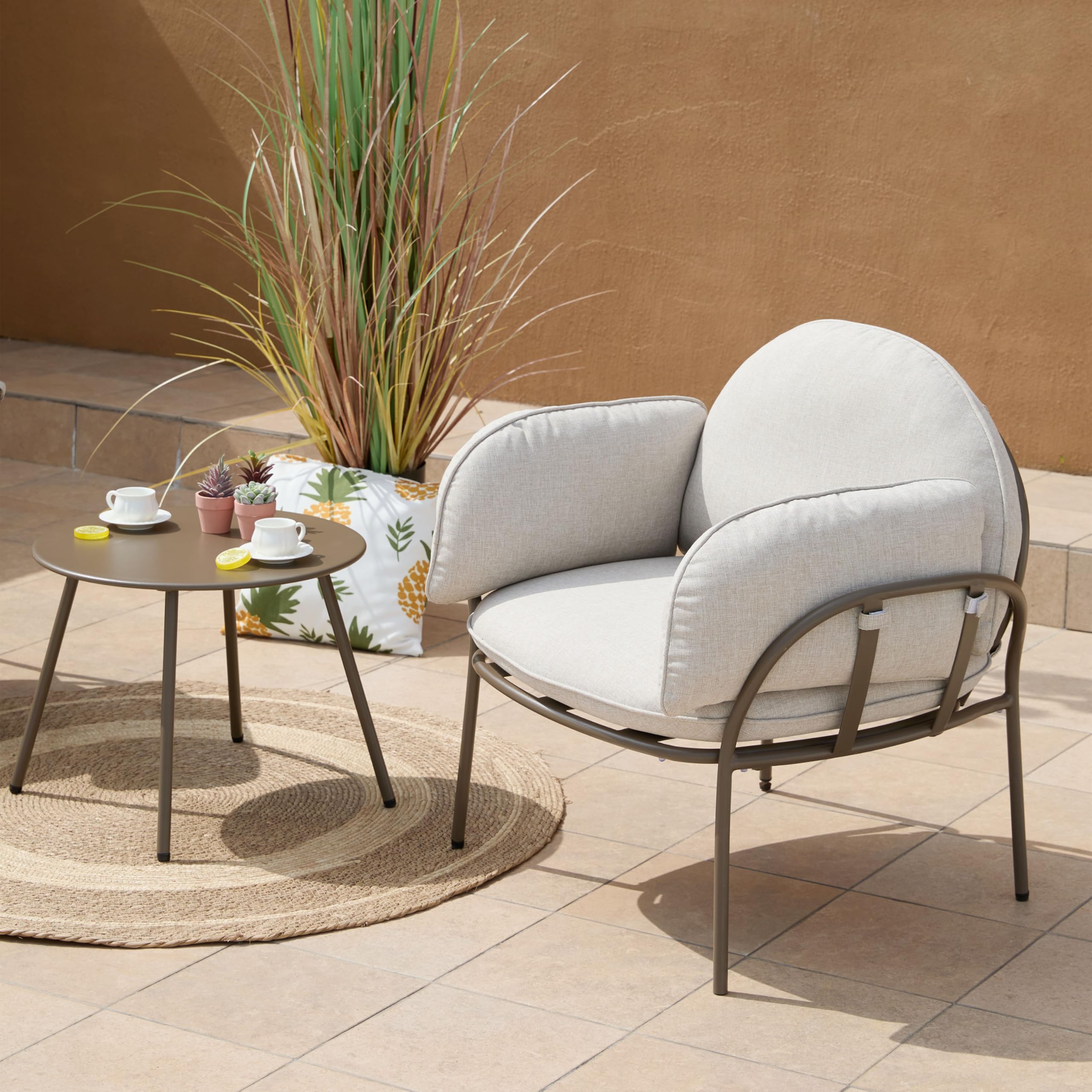 axi-ziva-lounge-set-beige-3-tlg-mit-kissen-2-personen image 6