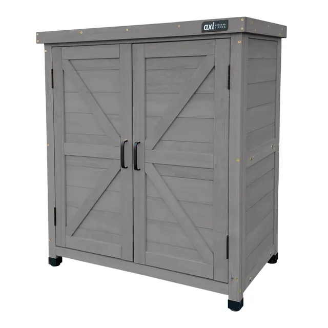 axi-felix-classic-gartenschrank-holz-warmes-grau-80x45x93-cm image 1