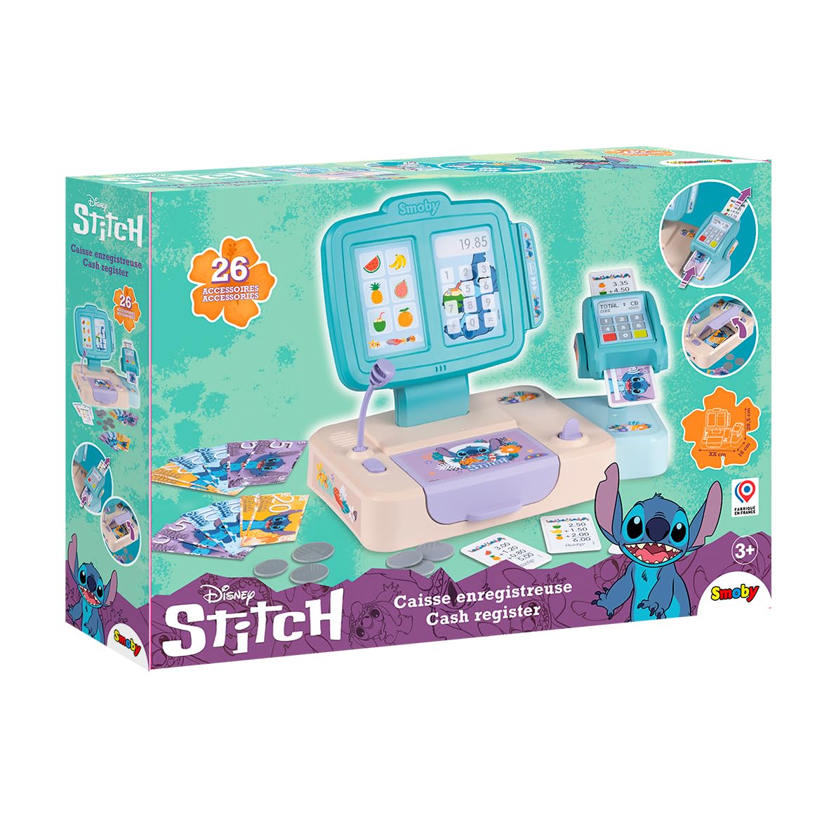 smoby-stitch-supermarktkasse-kinderkasse-26-teilig-mit-mikrofon image 5