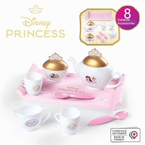 smoby-disney-prinzessinnen-geschirrset-snackpause-8-teilig image 7