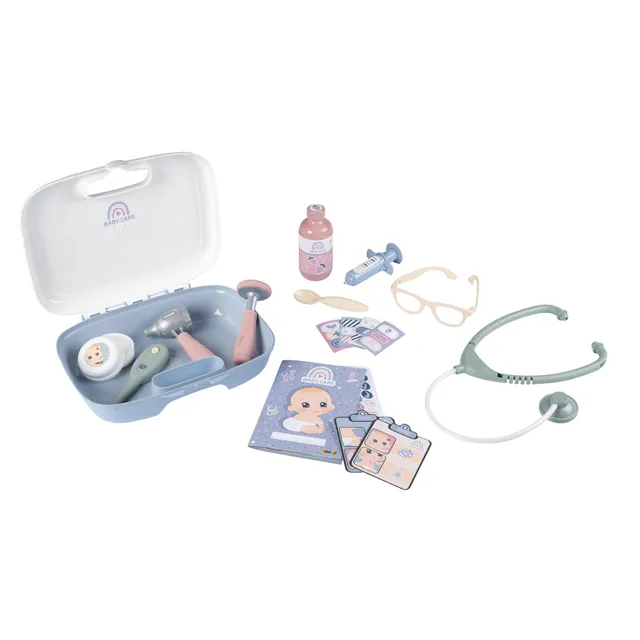 smoby-baby-care-arztkoffer-klein-19-teiliger-doktorkoffer-ab-3-jahren image 1