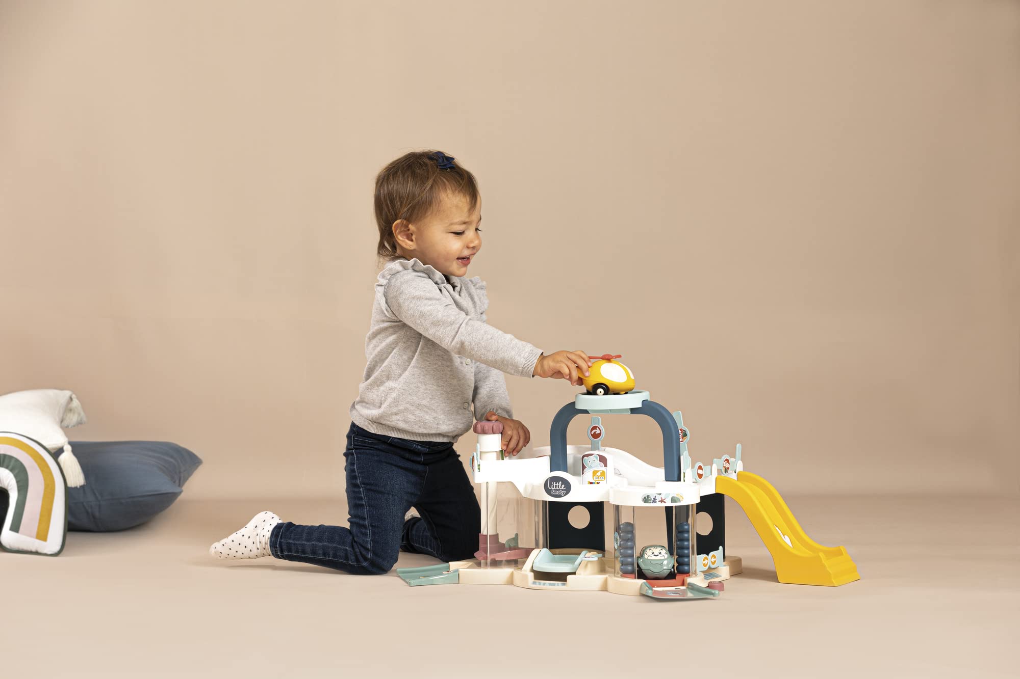 little-smoby-multi-parkgarage-parkhaus-mit-auto-ab-18-m image 4