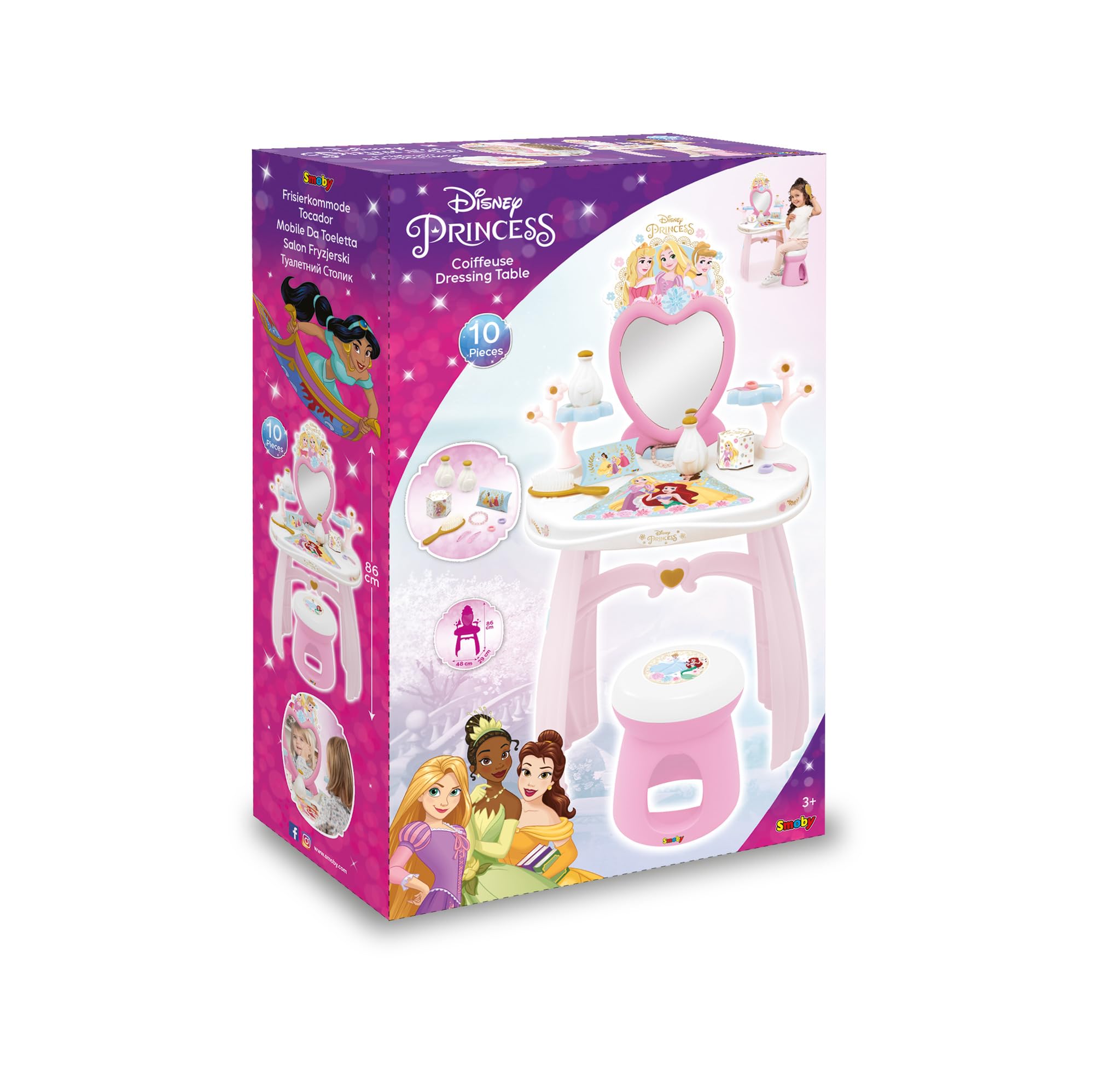 smoby-disney-princess-frisiertisch-schminktisch-kinder image 7