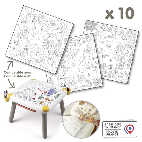smoby-life-xxl-ausmalbl-tter-malpapier-10er-51x51-ab-3-jahren image 8