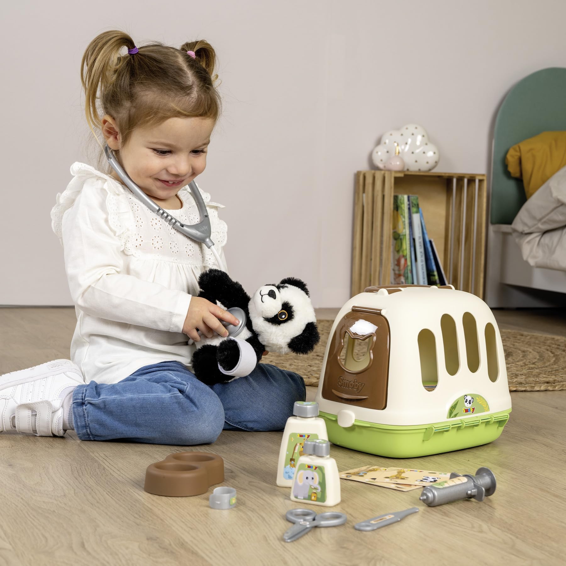 smoby-baby-care-tierarztkoffer-panda-transportbox-ab-3j image 6
