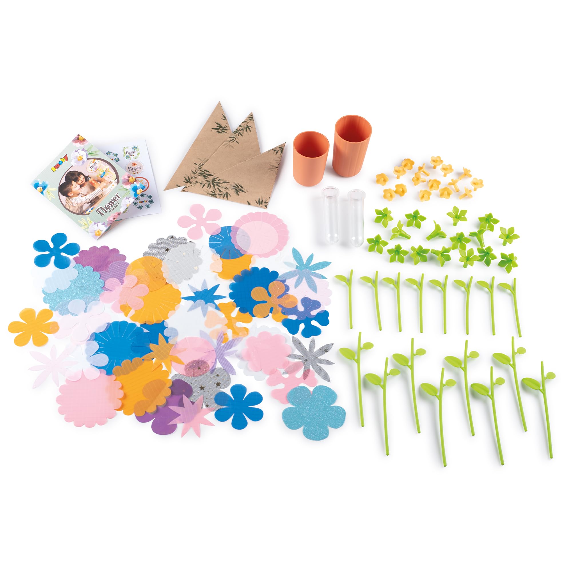 smoby-flower-market-kreativ-set-stoff-blumen-ab-3-jahre image 3
