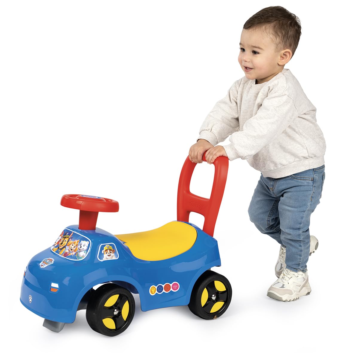 smoby-paw-patrol-rutscher-rutschauto-mit-hupenlenkrad image 7